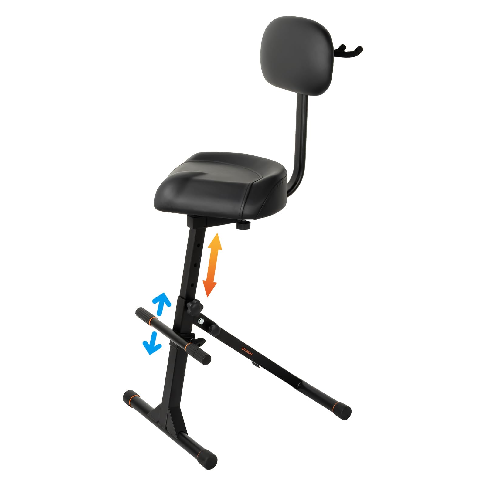 Amazon.com: STRICH Guitar Stool with Backrest, Adjustable Stool